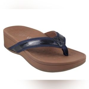 Vionic Pacific Blue High Tide Orthotic Thong / Flip Flop Sandals Size 11 Medium